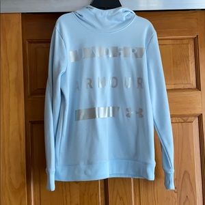 UNDER ARMOUR soft baby blue hoodie